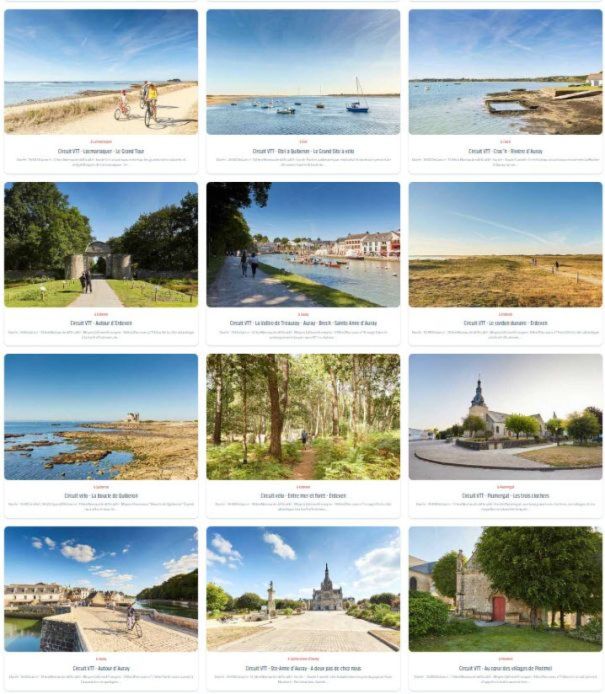 Strecken und Radfahrwege u00a9 OTI baie de quiberon tourisme