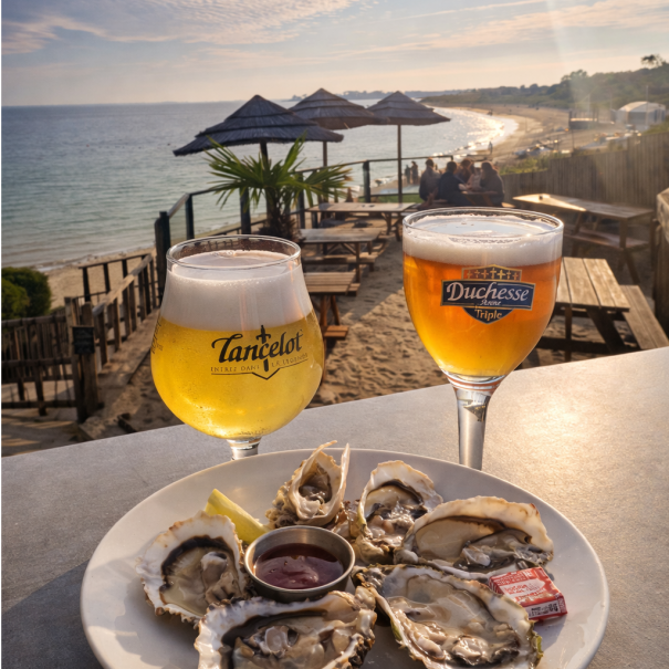 restaurant aux terrasses de la plage - la trinite sur mer