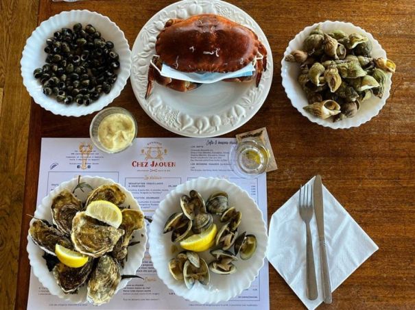 Meeresfrüchte-Restaurant in La Trinité-sur-Mer © Chez Jaouen